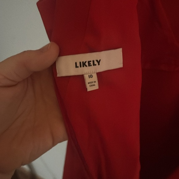 Beautiful, worn once, red midi dress perfect for a formal affair!! - Picture 3 of 3